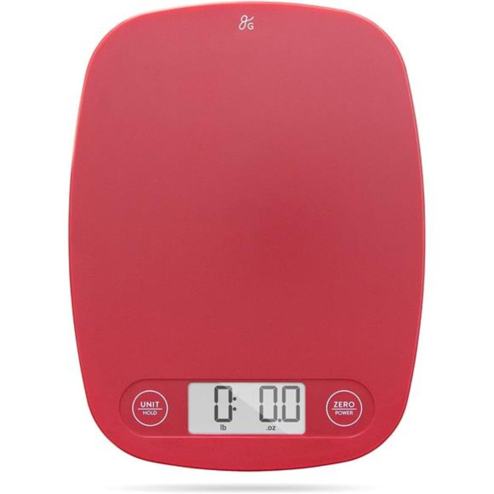 Digital Food Kitchen Scale (Cherry Red)